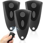 3pcs telecommande portail pour novoferm, t�l�commande d'ouverture de porte 433, 92mhz 2 canaux, t�l�commande ...