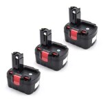 3x batterie compatible avec bosch 23614, 32614, 14. 4ve - 2b, 15614, 1661k, 22614, 13614, 13614 - 2g, ...