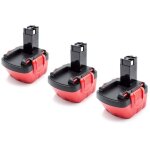 3x batteries compatible avec bosch gsr 12 - 2, jan - 55, gsr 12 - 1, gsr 12v, psr 12, pag 12, psb 12 ...