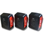 Vhbw - 3x batteries compatible avec milwaukee hd28 ag 125, hd28 cs, hd28 h, hd28 hx, hd28 iw outil �lectrique ...