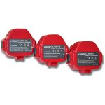 3x batterie remplacement pour makita 1235, 192536 - 4, 192597 - 4, 1233, 1234, 1250, 1220, 1222, 1235f ...