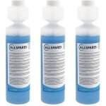 Allspares - 3x nettoyant liquide circuit lait (250ml) as - 411577 pour machines  caf par