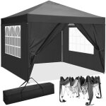 3x3m tonnelle pliante de jardin impermable avec sac de transport - barnum pliant pour march, mariage, ...