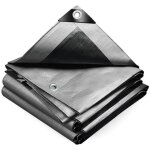 3x5m b�che de protection en poly�thyl�ne b�che imperm�able ultra lourde et r�sistante rev�tue des deux ...