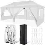 3x6m tonnelle pliante de jardin impermable, barnum pliant anti - uv pour diffrentes activits extrieures ...