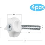 4 boulons de t�te de lit m8 fixations de t�te de lit boulon de lit vis de t�te de lit lourdes et rondelles ...