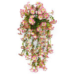 4 bouquets de volubilis artificiels suspendus pour l'ext�rieur - volutes de volubilis en soie r�alistes ...