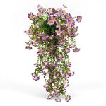 4 bouquets de volubilis artificiels suspendus pour l'ext�rieur - volutes de volubilis en soie r�alistes ...