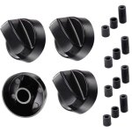 4 boutons commande universels ? compatible presque toutes cuisini�res / gaz / four ? remplacement facile ...