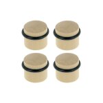 Autres lot de 4 butes de porte de sol linea bertomani bu310x4 / 1e bois brut htre diam. 3. 5 x h. 3. ...