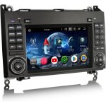 4 - c?ur 2go + 64go 7 pouces android 14 autoradio 2 din gps navigateur pour mercedes w169 w245 classe ...