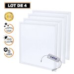 Europalamp - 4 dalles led premium ultra slim 600x600 40w blanc froid 6000k