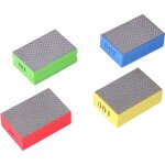 4 disques diamant  main pour polissage - granulomtrie 60 / 100 / 200 / 400 - pour bordure de carrelage, ...
