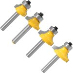 4 fraises  dfoncer en carbure fraise  rainurer 8mmnettoyage fraise fraise pour bois outil de travail ...