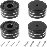 4 morceaux haute fid�lit� amortisseurs supports antid�rapants amortisseurs base, pour appareils parleur ...