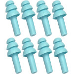 4 paires de bouchons d'oreille antibruit lavables, insonoris�s, en silicone protecteur � rebond lent, ...