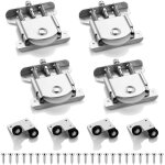 4 paires roulette porte coulissante placard roulette placard coulissant roulettes coulissant armoire ...