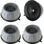 A lot de 4 patins anti vibration pour machine  laver, tapis pieds caoutchouc antidrapant amortisseur ...