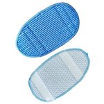 [jamais utilis�] 4 patins en microfibre pour balais vapeur black + decker avec gant steamitt? fshsmpa ...