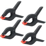 4 pcs 6 pouces pinces clips universels pour studio papier toile mousseline toile de fond, heavy duty ...