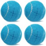 4 pcs balles de tennis prédécoupées pour pieds de meubles et protection du sol, revêtements de glissement ... 4 pcs balles de tennis prédécoupées pour pieds de meubles et protection du sol, revêtements de glissement ...