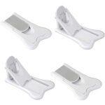 4 pcs bloc porte securite bebe, bloque porte coulissante verrouillage de s�curit� auto - adh�sif sans ...