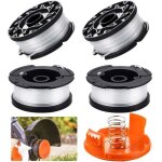 4 pcs bobines de rechange de tondeuse � gazon blanc bobine de remplacement � alimentation automatique ...