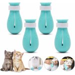 4 pcs botes anti - rayures pour chat, chat botes anti - rayures, chat chaussures de bain anti - rayures ...