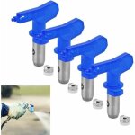 4 pcs buse de pulv�risation en acier tungst�ne airless 517 et 415 deux tailles pistolet pulverisation ...