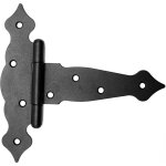 Ccykxa - 4 pcs charniere charniere portail en 150 x 45 x 187 x 2, 5 mm fer forg charniere porte piscine ...