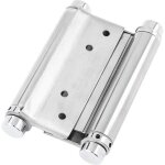 Frixovel - 4 pcs charnières porte en acier inox paumelle porte de doule action charniere meuble anti ... Frixovel - 4 pcs charnières porte en acier inox paumelle porte de doule action charniere meuble anti ...