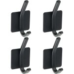 4 pcs crochet adh�sif pat�re murale adh�sive en acier inoxydable sus 304 porte manteau mural noir porte ...