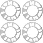 4 pcs elargisseur de voie alliage aluminium, entretoises de roue universelles, 8mm entretoise de roue ...