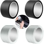 4 pcs film de protection pour seuil de porte de voiture, 5cm x 3m film de protection universel pour seuil ...