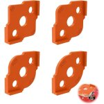 4 pcs gabarits de dfonceuse  bois, gabarit dfonceuse, abs d'angle arrondi gabarits pour outil de travail ...
