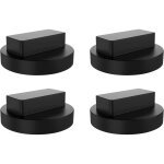 4 pcs jack pad bloc cric en caoutchouc compatible pour bmw coussin en caoutchouc pour cric de voiture ...