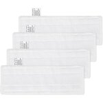4 pcs lingettes pour k�rcher easyfix bonnettes nettoyeurs vapeur, serpilli�res bonnettes compatible avec ...