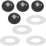 4 pcs membrane pour robinet flotteur siamp alimentation basse + 4 pcs rondelle de soupape de chasse flotteur ...