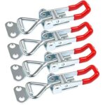 4 pcs pince � loquet bascule antirouille loquets � bascule r�glable grenouill�re � levier 100kg de charge ...