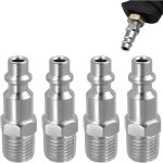 4 pcs raccord rapide air comprimé 1 / 4, raccord américain fileté pour compresseur, embout de tuyau pneumatiqu ... 4 pcs raccord rapide air comprimé 1 / 4, raccord américain fileté pour compresseur, embout de tuyau pneumatiqu ...