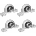 4 pcs roulements  billes, paliers a semelle, kp08 8mm alsage en alliage de zinc intrieur ball mounted ...