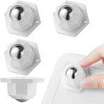 4 pcs roulette charge lourde, roulettes � billes pour forte charge charge 200kg, roulettes pivotantes ...