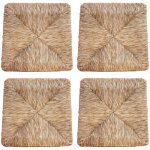 Mediawave store - 4 pcs si�ge chaise remplacement 427 silvana structure paille naturelle 35x39cm