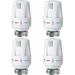 4 pcs t�te thermostatique radiateur, t�te thermostat radiateur trv m30 x 1, 5, vanne thermostatique radiateur, ...