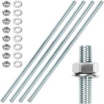 4 pcs tige filet�e m10 zinc m10 x 300 mm tiges filet�es enti�rement boulons filet�s complet avec �crous ...