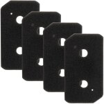 4 pi�ces 12007650 filtre �ponge filtre s�choir compatible avec les s�choirs � pompe � chaleur bosch siemens ...