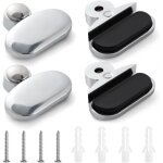 4 pi�ces 3 5 mm miroir clips pince � verre, alliage de zinc clip en verre, fixation miroir support, miroir ...