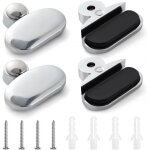 4 pi�ces 3 - 5 mm miroir clips pince � verre, alliage de zinc clip en verre, fixation miroir support, ...