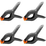 4 pices 6  158 mm pince a ressort plastique, pince de serrage force de serrage leve ouverture maximale ...