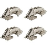 4 pi�ces 90 degr�s charni�res de rabat armoire avec amortisseur hydraulique pour cuisine caravane autocaravane ...